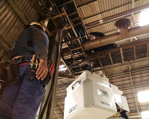 市内工場様　盤移設工事